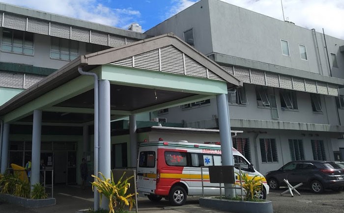 Leuaina General Hospital building in Siumu, Upolu Island, Samoa